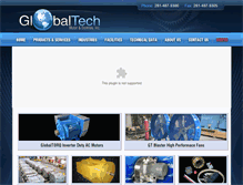 Tablet Screenshot of globaltechmotors.com
